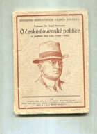 O československé politice za poslední dva roky 1924-1925