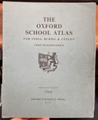 Oxford school atlas for India, Burma & Ceylon