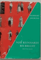 1 Buch!! Von Reinhardt bis Brecht. Dritter-3. Band