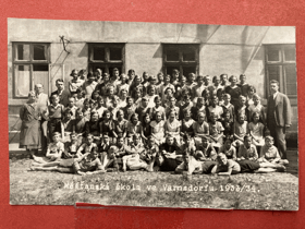 Mešťanská škola ve Varnsdorfu 1933-34