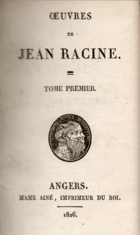 5SVAZKŮ Oeuvres de Jean Racine - Tome 1-5