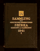 Sbírka zákonů a nařízení. Sammlung der Gesetze und Verordnungen BD1