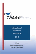 Czech (& Centeral European) Yearbook of Arbitration (Volume 11)