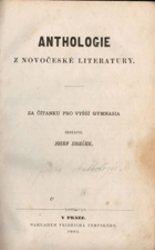 Anthologie z novočeské literatury