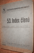 53.Index členů Svazu českých knihkupců a nakladatelů podle stavu dne 1. prosince 1948