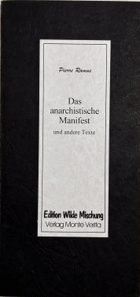 Das anarchistische Manifest