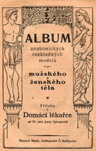 Album anatomických rozkladných modelů mužského a ženského těla