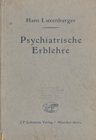 Psychiatrische Erblehre.