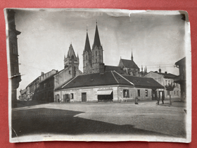 Kolín - ulice. ORIG.FOTO!! Ed.Padour - pekařství. Václav Pivoňka