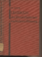 2SVAZKY Lehrbuch der Materialistischen Geschichtsauffassung. Band 1+2