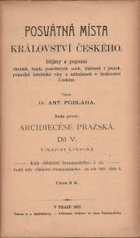 Posvátná místa království českého - dějiny a popsání chrámů, kaplí, posvátných soch, ...