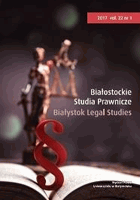 Białostockie Studia Prawnicze - Bialystok Legal Studies