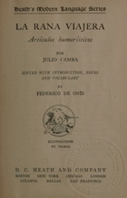 La rana viajera - artículos humorísticos