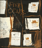 Jean-Michel BASQUIAT, Oeuvres sur papier. Works on paper. Paris, Galeries Lucien Durand et Enrico ...