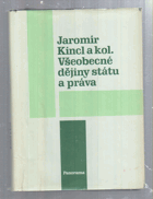 Všeobecné dějiny státu a práva - celostátní učebnice pro studenty právnických fakult