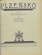 Plzeňsko 3.ročník - list pro národopis a ochranu památek - list pro vlastivědu západních ...