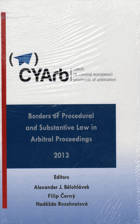 Czech(& Central European). Yearbook of Arbitration - Borders of Procedural and Substantive Law in ...