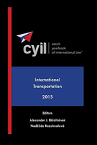 Czech Yearbook of International Law - International Transportation - 2015