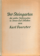 Der Steingarten der sieben Jahreszeiten in Sonne und Schatten