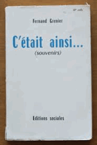 C'était ainsi - souvenirs