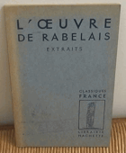 L'oeuvre de Rabelais - extraits