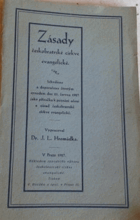 Zásady českobratrské církve evangelické - z usnesení II. synodu českobratrské církve ...