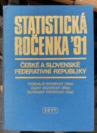 Statistická ročenka České a Slovenské federativní republiky. Roč. 1991