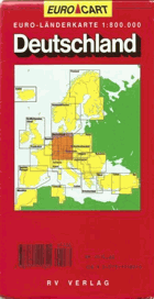 Bundesrepublik Deutschland, DDR, Deutschland. Grosse Länderkarte 1:800.000