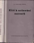 Klíč k určování nerostů - schváleno ... jako pomocná kniha pro školy všeobecně ...