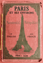 PARIS et ses environs. Plan monumental et métropolitian