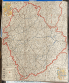 ČECHY. AUTOMOBILISTICKÁ A CYKLISTICKÁ MAPA SILNIČNÍ, S UDÁNÍM VZDÁLENOSTI V KM. 1:500.000