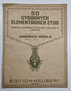 2SVAZKY 50 vybraných elementárních etud od Černého, Duvernoya, Hellera, Köhlera a Lemoina. ...