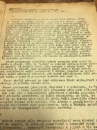 Orig.cyklostyl Memorandum všem svobodným zednářům československým o návrhu Veliké rady na ...