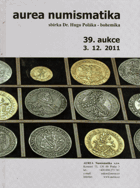 Aurea numismatika 39. aukce 3.12.2011 Sbírka Dr. Hugo Poláka - bohemika