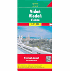 VÍDEŇ VIEDEŇ Wien plán města. Stadtplan - plán mesta. City plan 1:25000