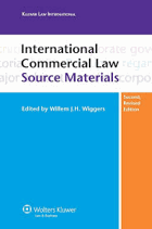 International commercial law - source materials - corporate governance codes, international ...