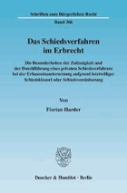 Das Schiedsverfahren im Erbrecht
