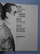 Velké otazníky