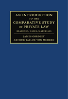 An introduction to the comparative study of private law