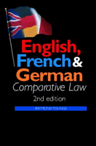 English, French and German Comparative Law - Softcover