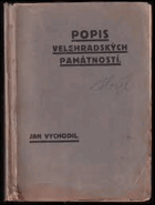 Popis velehradských památností - s půdorysem kostela a 57 obrázky