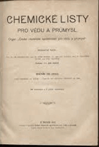 Chemické listy pro vědu a průmysl 38.ročník! Orgán Čs.chemické společnosti pro vědu a ...