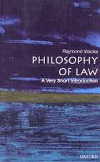 Philosophy of law - a very short introduction