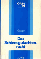 Das Schiedsgutachtenrecht