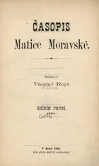 Časopis Matice moravské 45.kompl.ročník! Matice Moravská