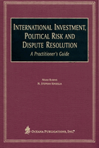 International investment, political risk and dispute resolution