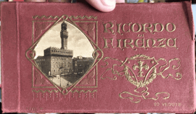 RICORDO DI FIRENZE sada 20 pohlednic v kartonu!