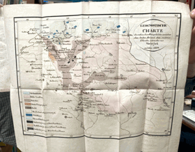 Das rothe Sandsteingebilde MAPA KARTE!! Zwischen dem linken Iser- und rechten Elbeufer am ...