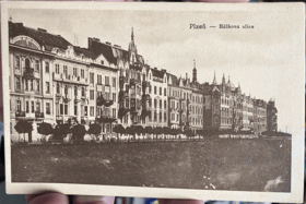 PLZEŇ Hálkova ulice Pilsen