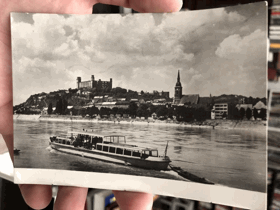 Bratislava Hrad Dunaj parník